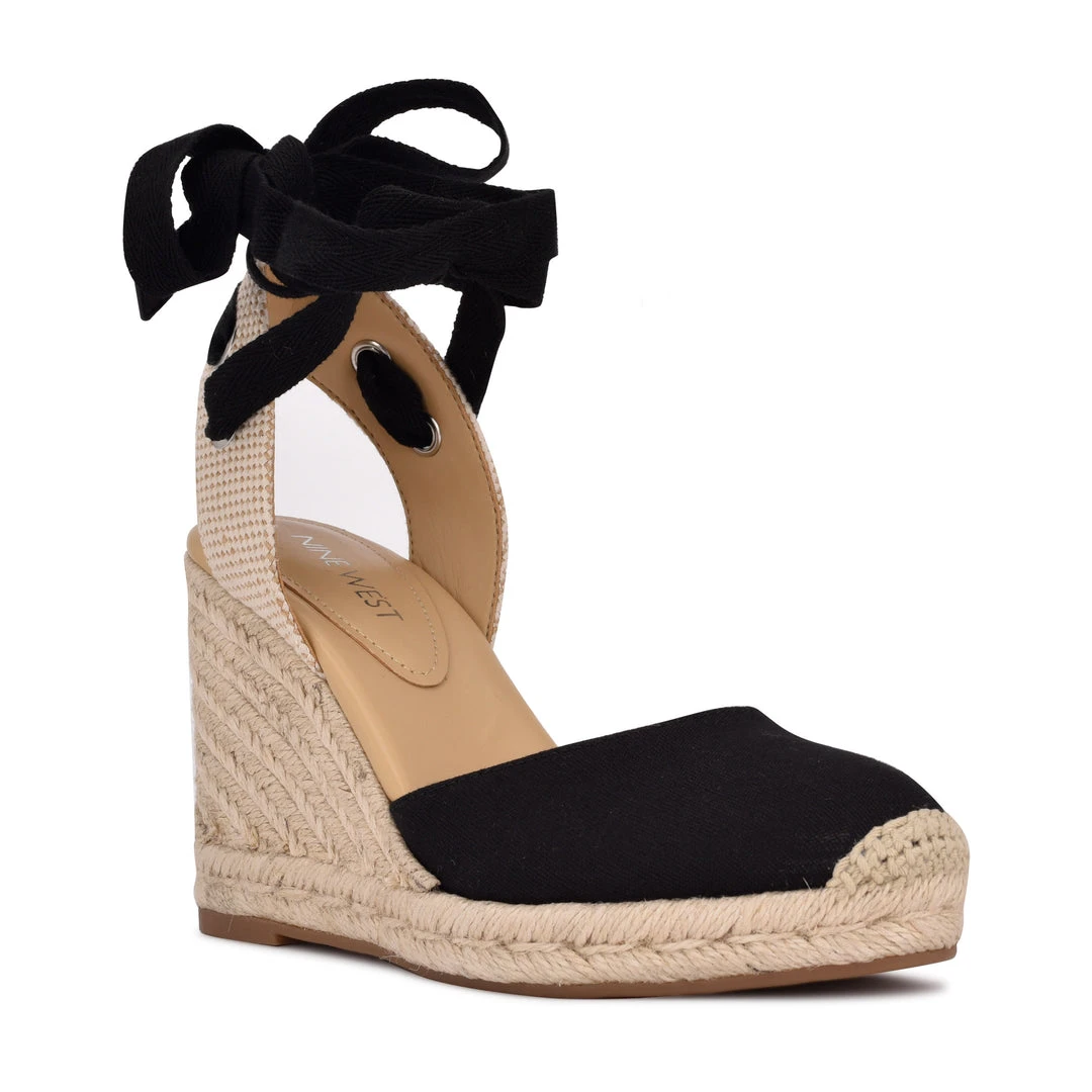 Nine West Lace It Up Friend Ankle Wrap Espadrille Wedge Sandals Nine West Lace It Up Friend Ankle Wrap Espadrille Wedge Sandals