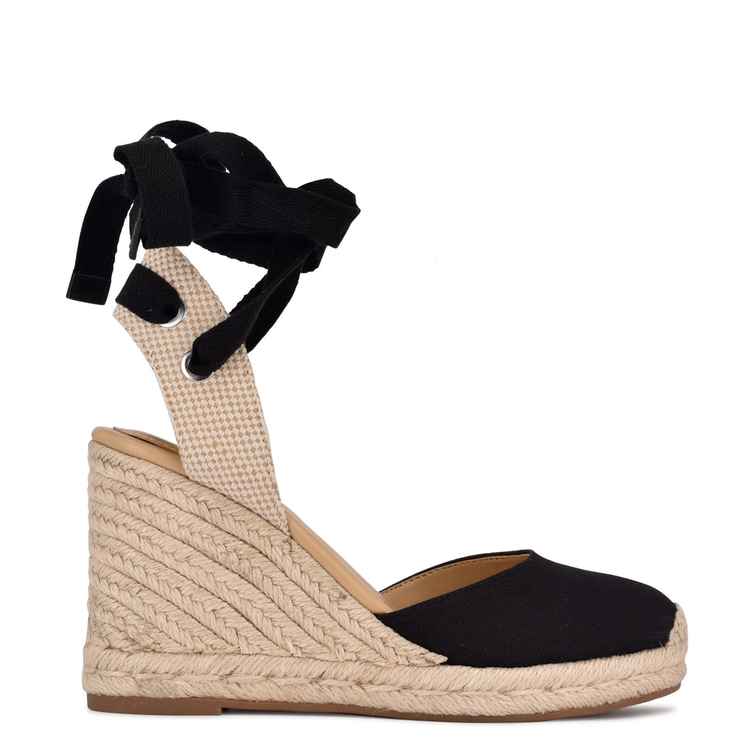 Nine West Lace It Up Friend Ankle Wrap Espadrille Wedge Sandals Nine West Lace It Up Friend Ankle Wrap Espadrille Wedge Sandals