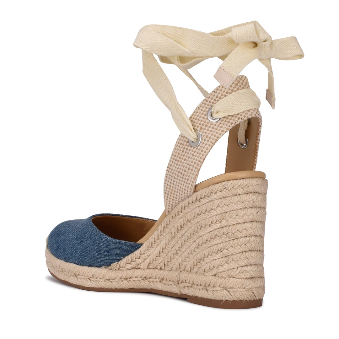 Nine West Lace It Up Friend Ankle Wrap Espadrille Wedge Sandals Nine West Lace It Up Friend Ankle Wrap Espadrille Wedge Sandals