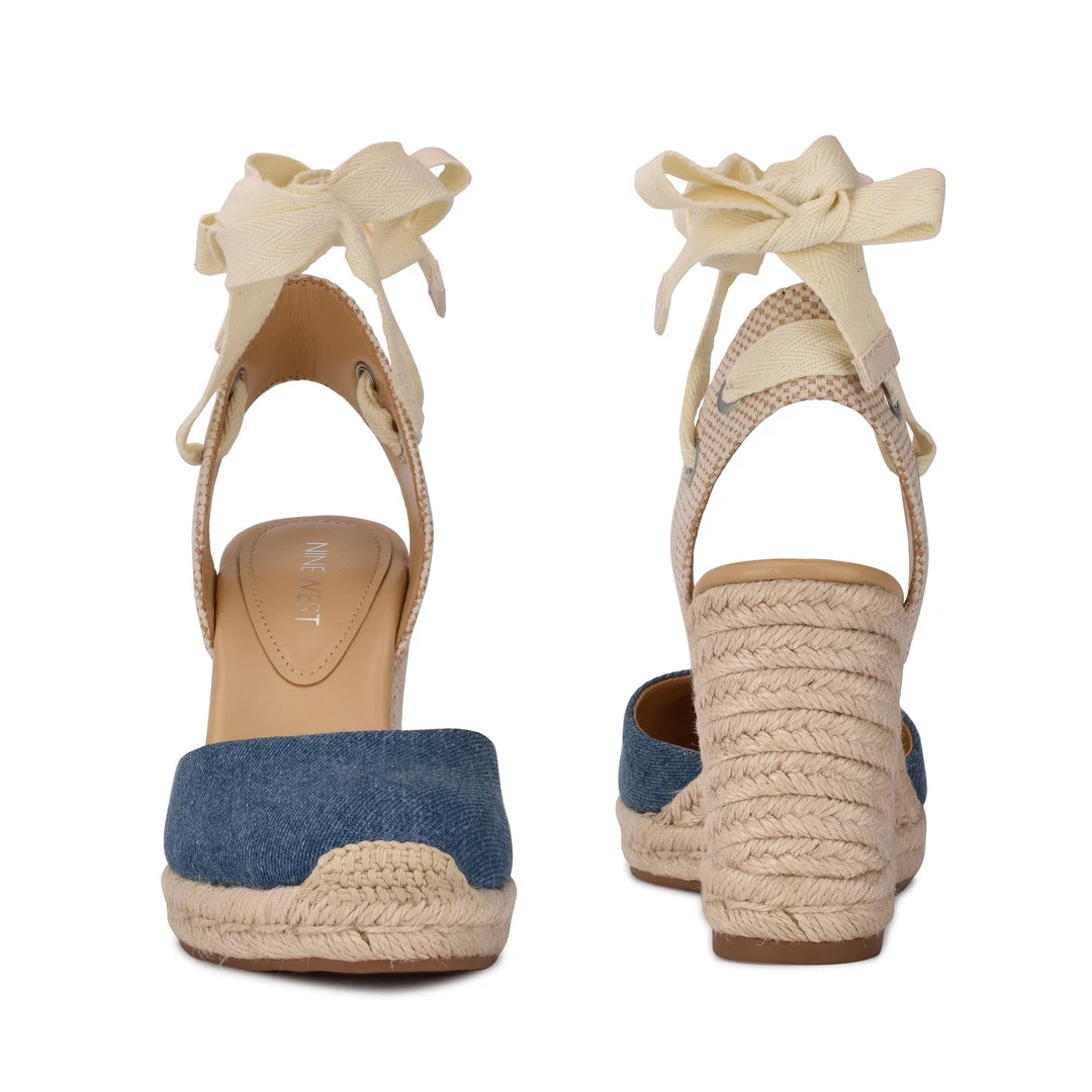Nine West Lace It Up Friend Ankle Wrap Espadrille Wedge Sandals Nine West Lace It Up Friend Ankle Wrap Espadrille Wedge Sandals
