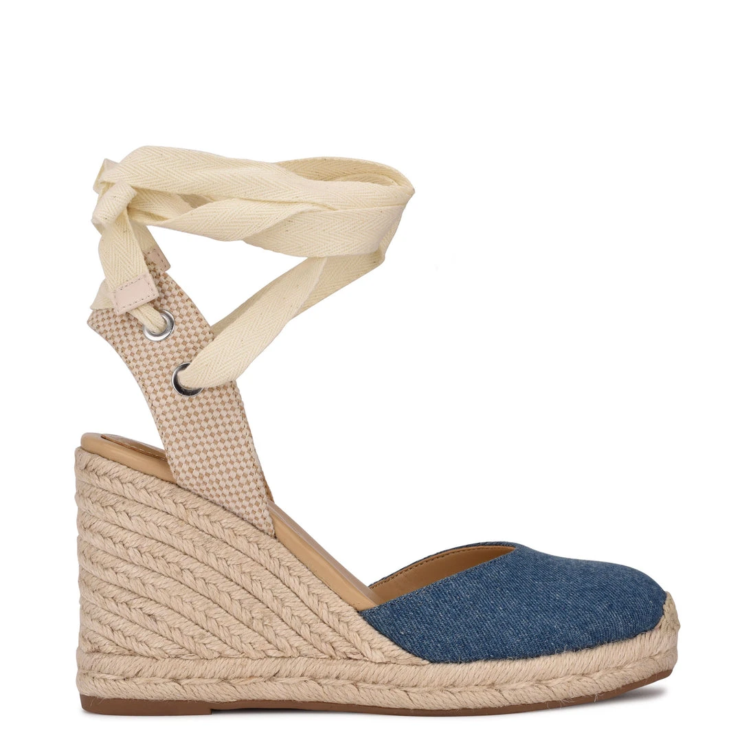 Nine West Lace It Up Friend Ankle Wrap Espadrille Wedge Sandals Nine West Lace It Up Friend Ankle Wrap Espadrille Wedge Sandals