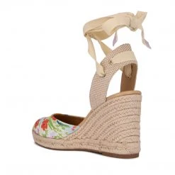 Nine West Friend Ankle Wrap Espadrille Wedge Sandals Lace It Up 4 Nine West Friend Ankle Wrap Espadrille Wedge Sandals Lace It Up