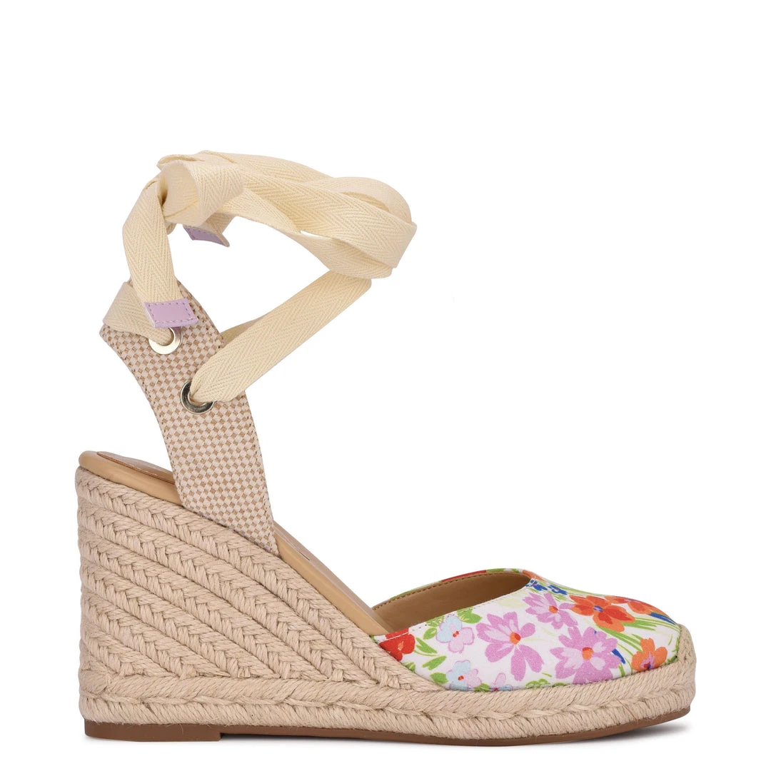 Nine West Friend Ankle Wrap Espadrille Wedge Sandals Lace It Up Nine West Friend Ankle Wrap Espadrille Wedge Sandals Lace It Up