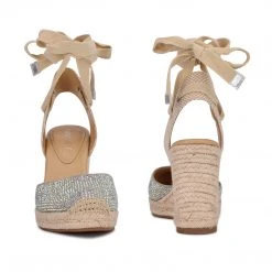 Nine West Friend Ankle Wrap Espadrille Wedge Sandals