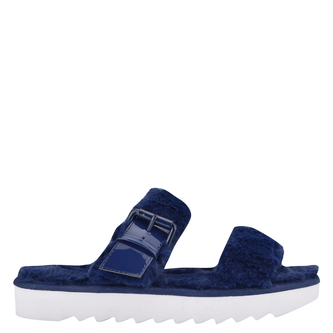 Nine West Funkie Cozy Flat Slide Sandals 3 Nine West Funkie Cozy Flat Slide Sandals