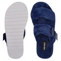 Nine West Funkie Cozy Flat Slide Sandals 11 Nine West Funkie Cozy Flat Slide Sandals