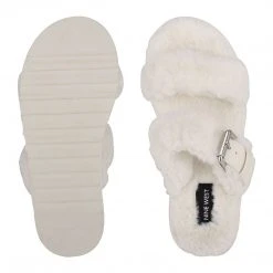 Nine West Funkie Cozy Flat Slide Sandals