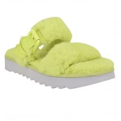 Nine West Color Pop Funkie Cozy Flat Slide Sandals