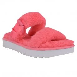 Nine West Color Pop Funkie Cozy Flat Slide Sandals