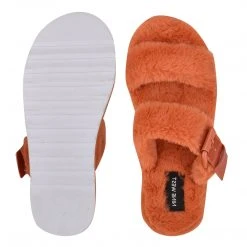Nine West Funkie Cozy Flat Slide Sandals