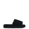 Nine West Fuzzie Cozy Flat Slide Sandals Mules & Slides 2 Nine West Fuzzie Cozy Flat Slide Sandals Mules & Slides