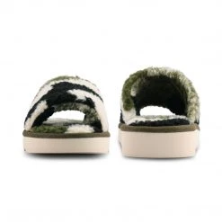 Nine West Mules & Slides Fuzzie Cozy Flat Slide Sandals 10 Nine West Mules & Slides Fuzzie Cozy Flat Slide Sandals