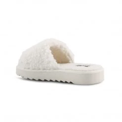 Nine West Fuzzie Cozy Flat Slide Sandals Mules & Slides 9 Nine West Fuzzie Cozy Flat Slide Sandals Mules & Slides