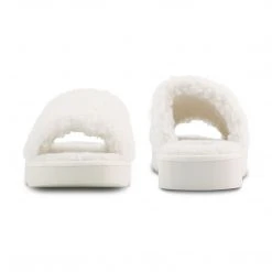 Nine West Fuzzie Cozy Flat Slide Sandals Mules & Slides 10 Nine West Fuzzie Cozy Flat Slide Sandals Mules & Slides