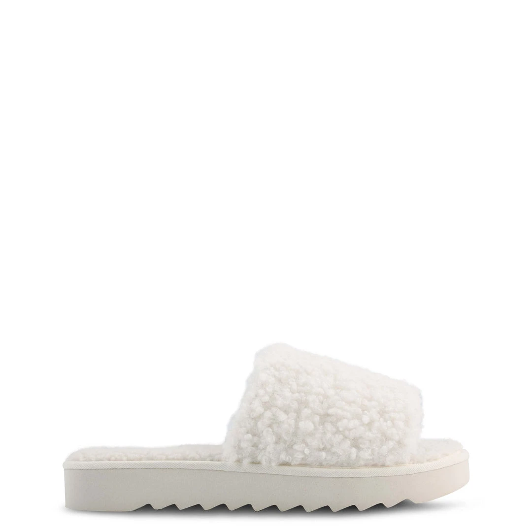 Nine West Fuzzie Cozy Flat Slide Sandals Mules & Slides 3 Nine West Fuzzie Cozy Flat Slide Sandals Mules & Slides