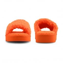 Nine West Fuzzie Cozy Flat Slide Sandals 10 Nine West Fuzzie Cozy Flat Slide Sandals