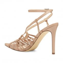 Nine West Gagnant Caged Sandals Heels 10 Nine West Gagnant Caged Sandals Heels