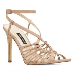 Nine West Gagnant Caged Sandals Heels