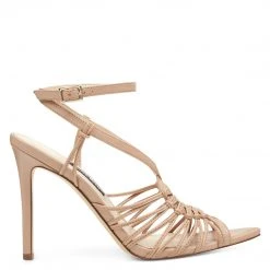 Nine West Gagnant Caged Sandals Heels