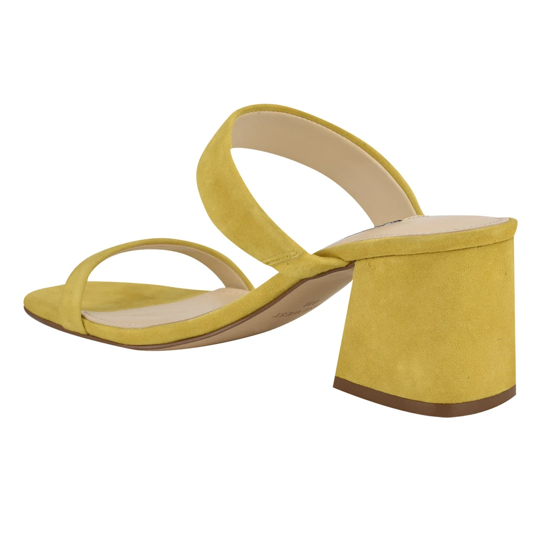 Nine West Galvin Block Heel Slide Sandals 5 Nine West Galvin Block Heel Slide Sandals