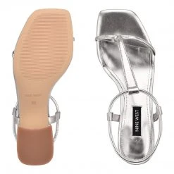 Nine West Gardeen Block Heel Sandals Y2K Revival