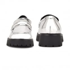 Nine West Garren Lug Sole Loafers Metallic Mindset 5 Nine West Garren Lug Sole Loafers Metallic Mindset