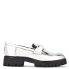 Nine West Garren Lug Sole Loafers Metallic Mindset