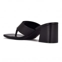 Nine West Gelina 9x9 Block Heel Slide Sandals