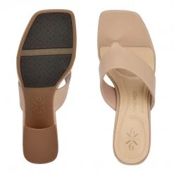 Nine West Shoes Gelina 9x9 Block Heel Slide Sandals