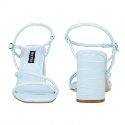 Nine West Gellar Block Heel Sandals Color Pop