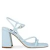 Nine West Gellar Block Heel Sandals Color Pop