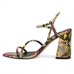 Nine West Color Pop Gellar Block Heel Sandals