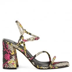 Nine West Color Pop Gellar Block Heel Sandals