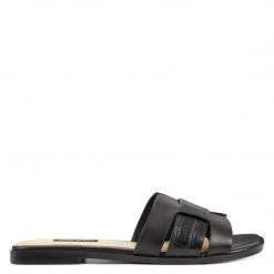 Nine West Genuine Flat Slide Sandals Mules & Slides