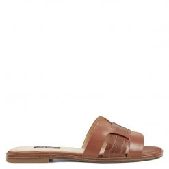 Nine West Genuine Flat Slide Sandals Mules & Slides