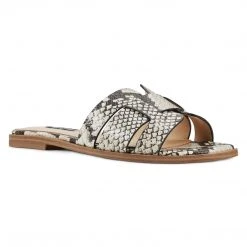 Nine West Genuine Flat Slide Sandals Mules & Slides