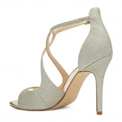 Nine West Metallic Mindset Giaa Heeled Sandals
