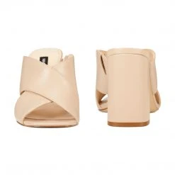 Nine West Gigi Block Heel Slide Sandals Heel Appeal