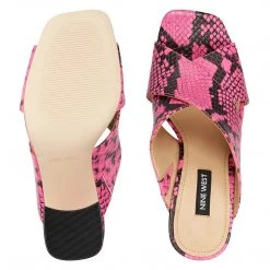 Nine West Gigi Block Heel Slide Sandals Color Pop 7 Nine West Gigi Block Heel Slide Sandals Color Pop