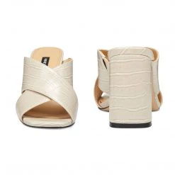 Nine West Gigi Block Heel Slide Sandals