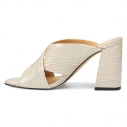 Nine West Gigi Block Heel Slide Sandals