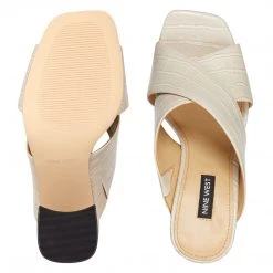 Nine West Gigi Block Heel Slide Sandals