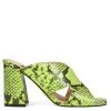 Nine West Gigi Block Heel Slide Sandals Color Pop 2 Nine West Gigi Block Heel Slide Sandals Color Pop