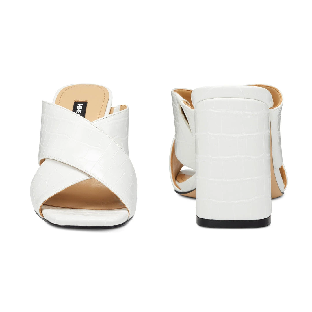 Nine West Gigi Block Heel Slide Sandals Nine West Gigi Block Heel Slide Sandals