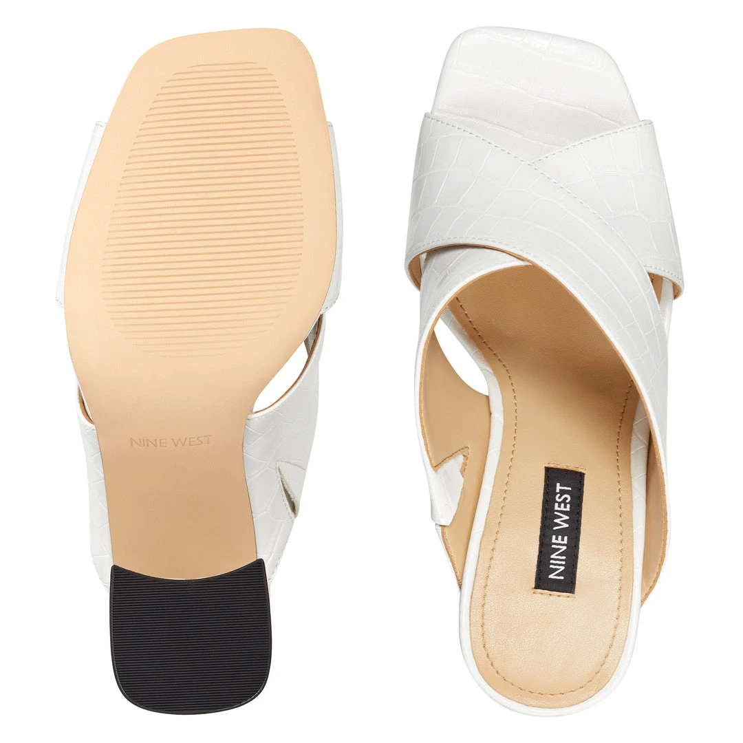 Nine West Gigi Block Heel Slide Sandals Nine West Gigi Block Heel Slide Sandals