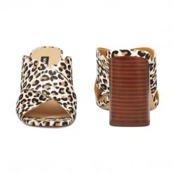 Nine West Gigi Block Heel Slide Sandals