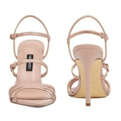 Nine West Gilficco Strappy Sandals Heels 12 Nine West Gilficco Strappy Sandals Heels