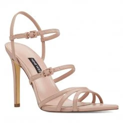 Nine West Gilficco Strappy Sandals Heels 9 Nine West Gilficco Strappy Sandals Heels