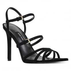 Nine West Gilficco Strappy Sandals Heels 9 Nine West Gilficco Strappy Sandals Heels