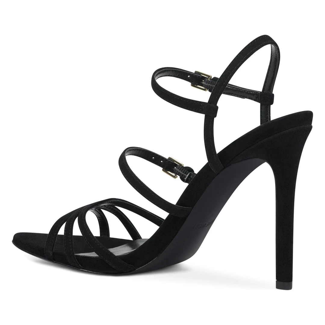 Nine West Gilficco Strappy Sandals Heels 5 Nine West Gilficco Strappy Sandals Heels